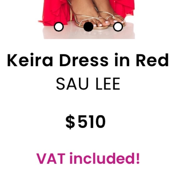 Keira Dress in Red
SAU LEE - Picture 4 of 4